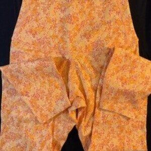 TAVI - High Waisted Legging - Vibrant Multi-Color (Orange and hot pink)- NWT